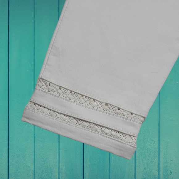 Style & Co White Ankle Pants Sz 14 NWT - Picture 6 of 8